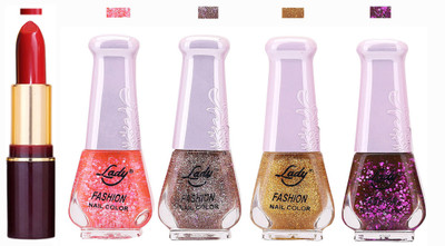 

Lady Fashion Bridal Make Up Combo 2103201216(Set of 5)