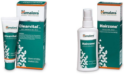 Buy Himalaya Herbals clearvital gel (30ml) and hair zone(60ml)(2 Items in  the set) on Flipkart 