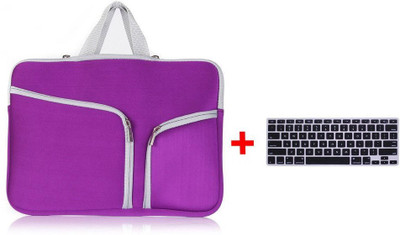 

LUKE Briefcase Soft Neoprene Handbag Sleeve Bag Cover Case for MACBOOK AIR 13.3 inch With Free Keyboard Protector Combo Set