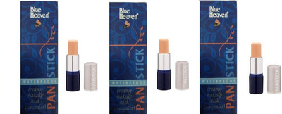 

Blue Heaven pan stick pack of 3 Concealer(beige cream, 30 g)