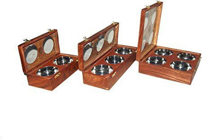 

craftspoint 3 Piece Condiment Set(Wood)