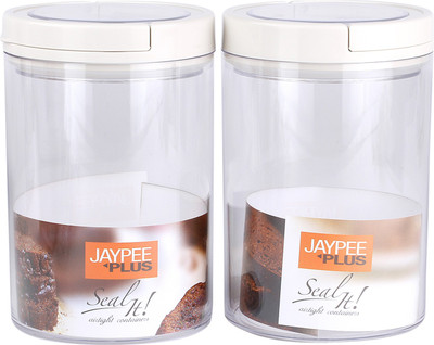 

Jaypee Plus Seal IT - 1000 ml Plastic Grocery Container(Pack of 2, Beige)