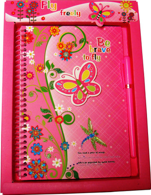 

BJ A5 Diary(Be Brave to fly, Multicolor, Pack of 2)