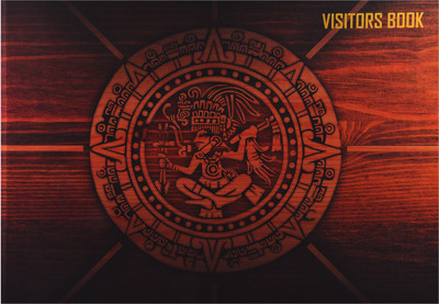 

Atlas A4 Visitor's Book(Landscape, Brown)