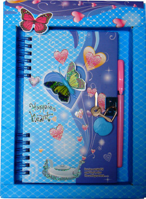 

BJ A5 Diary(Happies heart, Multicolor, Pack of 2)