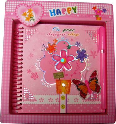 

BJ A5 Diary(On your happy day, Multicolor, Pack of 2)