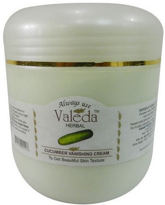

Valeda Herbal Cucumber Vanishing Cream - Professionally Used to Treat Sun Burn and Tanning - Clinically Proven for 32 Years(30 g)