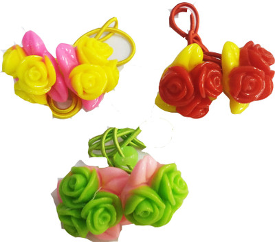 

Squnibee Rose Rubber Bands Rubber Band(Multicolor)