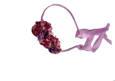 

GRACE FASHION VILLA Floral Hair Band(Purple)