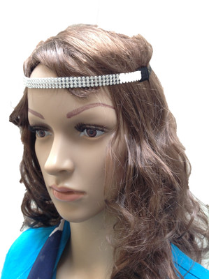 

GRACE FASHION VILLA silky siver Head Band(Silver)