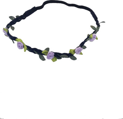 

GRACE FASHION VILLA floral Head Band(Purple)