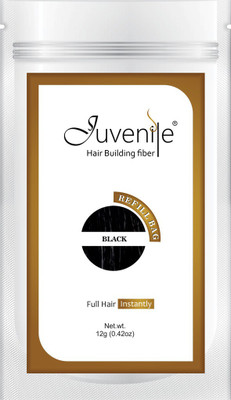 

Juvenile Hair Volumizer or Hair Concealor Black Refill Bag 12gm RBBL12 Extreme Hair Volumizer Powder-Mousse(12 g)
