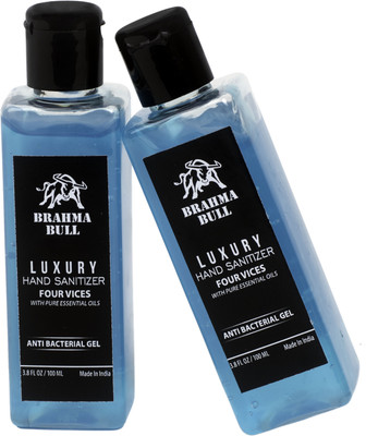 

Brahma Bull Luxury Hand Sanitizer (Pack of 2)(200 ml, Bottle, Pack of 2)