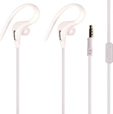 

HangoutDistribution Smart Formal / Casual Headphone with MIC Compatibility-DTS Like Experience for all APPLE / ANDRIOD & WINDOWS mobiles Wired Headset with Mic(White, In the Ear)
