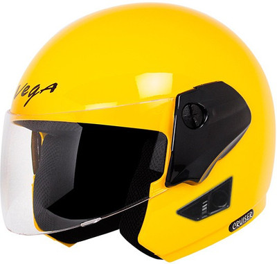 

VEGA Cruiser Motorbike Helmet(Yellow