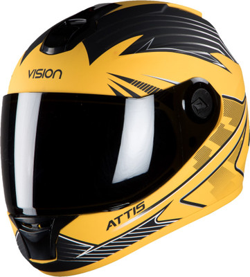 

Steelbird Vision Motorbike Helmet(Yellow Black