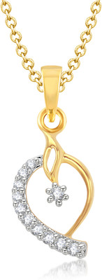 85% OFF on VK Jewels Mango Shaped Gold Yellow Gold Alloy Pendant