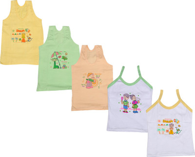 

IndiWeaves Camisole Bodysuit Slip For Girls(Multicolor, Pack of 5, Beige;green;white;yellow