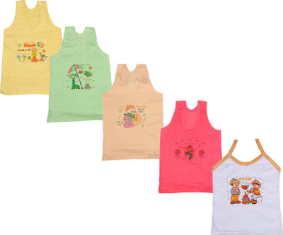 

IndiWeaves Camisole Bodysuit Slip For Girls(Multicolor, Pack of 5, Beige;green;red;white;yellow