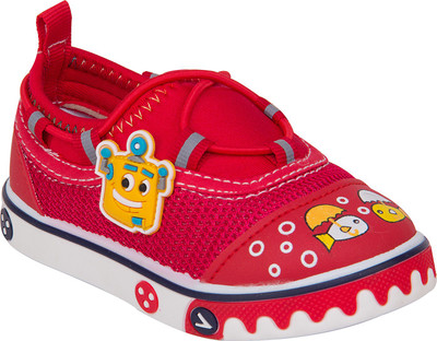 

77 seventy seven Boys & Girls Velcro Walking Shoes(Multicolor, Red