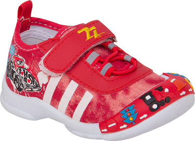 

77 seventy seven Boys & Girls Velcro Walking Shoes(Multicolor, Red