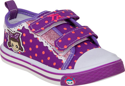 

77 seventy seven Boys & Girls Velcro Walking Shoes(Multicolor, Purple