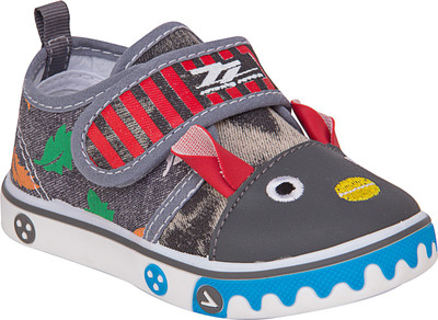 

77 seventy seven Boys & Girls Velcro Walking Shoes(Multicolor, Grey