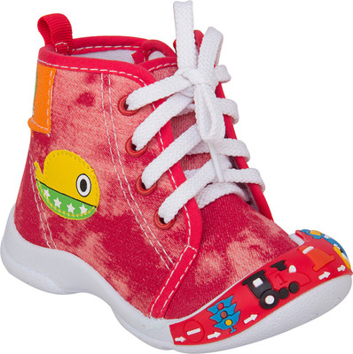 

77 seventy seven Boys & Girls Velcro Walking Shoes(Multicolor, Red