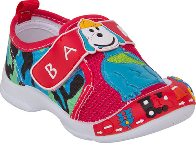 

77 seventy seven Boys & Girls Velcro Walking Shoes(Multicolor, Red