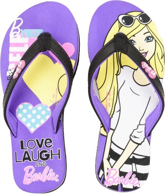 

Barbie Girls Slip On Slipper Flip Flop(Purple