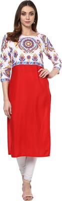 Ziyaa Printed Women's Straight Kurta