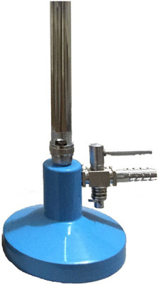 

Labpro Burner With Stop Cock heavy base(Silver)