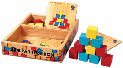 

Instabuyz Cubes Pattern Box Puzzle Board(Multicolor)