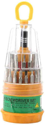 

Adraxx Magnetic Precision Screwdriver Tool Set - 31 In 1(Multicolor)