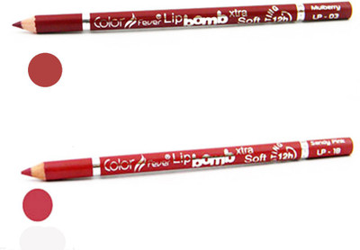 

Color Fever Brown,sandy Pink Shade Lip Liner(Multicolor,)