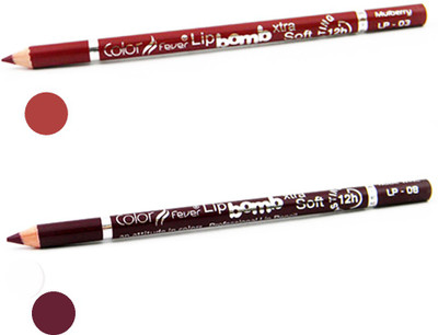 

Color Fever Brown,Plum Shade Lip Liner(Multicolor,)