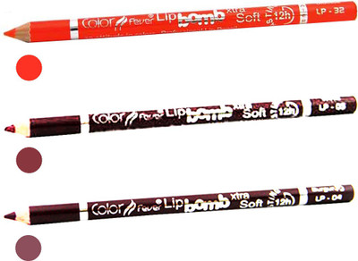 

Color Fever Hot Color Lip liner Combo 4-5-32(Multicolor,)