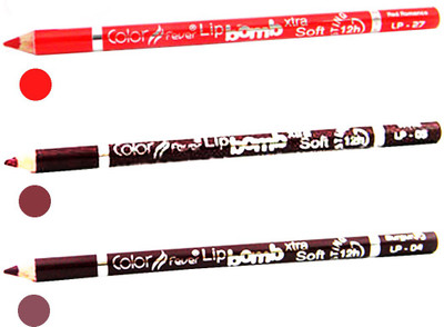 

Color Fever Hot Color Lip liner Combo 4-5-27(Multicolor,)