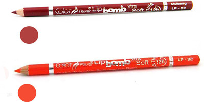 

Color Fever Muberry Brown,Orange Color Lip Liner(Multicolor,)
