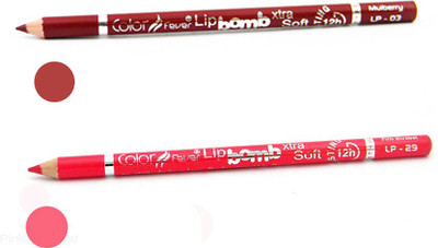 

Color Fever Brown,Pink Shade Lip Liner(Multicolor,)