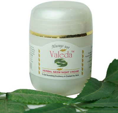 

Valeda Herbal Neem Night Cream - Superior Moisturizer for Rejuvinating the Skin - Clinically Proved(40 g)