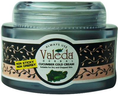 

Valeda Herbal Cucumber Cold Cream with 'Wheat Germ Oil' - Suitable for Dry and Chapped Skin(30 g)