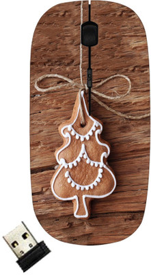 

Blutec 8023-13521 Wireless Optical Mouse(USB, Brown)