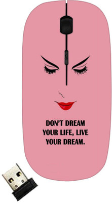 

Blutec 8023-13379 Wireless Optical Mouse(USB, Pink)
