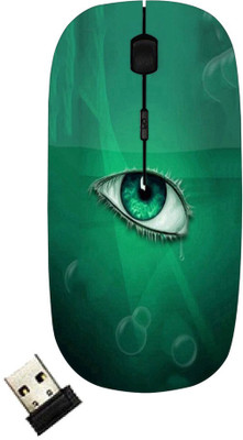 

Blutec 8023-13376 Wireless Optical Mouse(USB, Green)