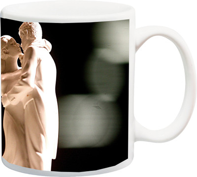 

ME&YOU Gift for Husband/Wife/Boyfriend/Girlfriend/Couples On Valentines Day And Anniversary;Cuople Romance And Kiss Beautiful Printed Ceramic Mug(325 ml), Multicolor