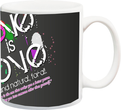 

ME&YOU Gift for Husband/Wife/Boyfriend/Girlfriend/Couple On Valentine's Day Love Is Love Pure And Notura!For All HD Printed Ceramic Mug(325 ml), Multicolor