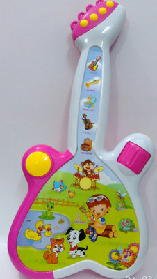 

kanha toys Musical Touch Guitar With Projector(Pink)