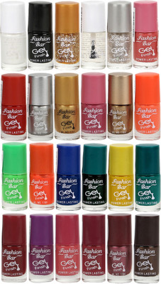 

Fashion Bar Unique Neon Nail Polish in Reasonable Price (Pack of 24 Pcs , 144 ml) Multicolour(Pack of 3)