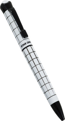 

Auteur Star One Designer White Body Black Trims Ball Pen